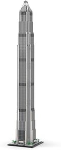 Architecture Finance Centre Skyscraper Landmark Buildings, 1:800 Modular House Building Set, 2716 Pieces Street View Bricks T