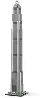 Architecture Finance Centre Skyscraper Landmark Buildings, 1:800 Modular House Building Set, 2716 Pieces Street View Bricks T