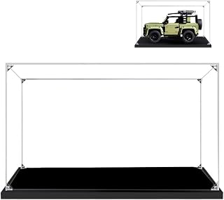 Acrylic Display Case for Lego 42110, Dustproof Clear Display Box Showcase for (Land Rover Defender Off Road) (NOT Included Th
