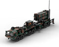 Technic PAC03 Patriot Missile Vehicle Building Kit, Military Armored Series Building Blocks Set (1195PCS)