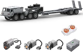 Technic Remote Control Truck Model & Carrier for MAZ-537, RC Military Truck with Motor Construction Building Set Compatible w
