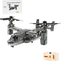 Technic 2-Mode Dynamic Osprey Helicopter Building Kit, Military Series Building Bricks Set (1685pcs)