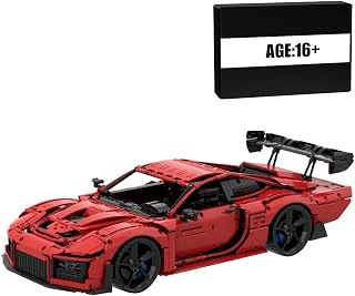 BrickCraftWorks 1/8 Scale 935 Sports Car Tech Building Blocks Set for Adults, Authentically Detailed Build and Display Model 