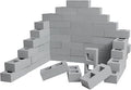 Deekin 30 Pcs Large Foam Brick Building Blocks for Kid, Square Holes