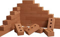 Deekin 30 Pcs Large Foam Brick Building Blocks for Kid, Circle Holes