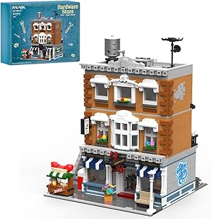 Vintage Hardware Store - Building Blocks Set,3642 PCS Model for Adults