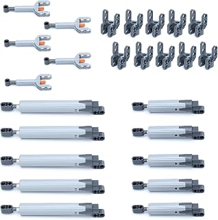 Linear-Actuator-Connector-Pins-Gears-Axles Set Compatible with Lego-Technic-Parts