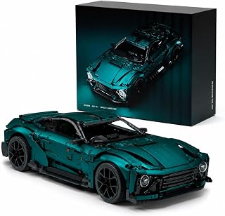 Sports Car Building Set, Scale Model Car Gift for Adults, Authentically Detailed Build and Display Model for Home or Office D