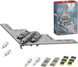 KAROYD Technic 1/70 B2 Spirit Stealth Strategic Bomber Building Kit, Military Transport Series Building Blocks Set (2063PCS),