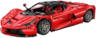 CaDA Master C61505W LaFer Supercar Building Set, 1:8 Scale Sports Car Building Blocks Kit for Adults, Collectible Motorsport 