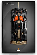 Display Wallboard for LEGO Technic 42232 Koenigsegg Sadair's Spear Megacar,Adult Collectibles Wall Mount for Car(No Car Inclu