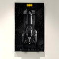 WETCEAOM Display Wallboard Compatible with Lego 1989 Batmobile 76139 Car Display, Wall Frame Gift Ideas Compatible with Lego 