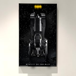 WETCEAOM Display Wallboard Compatible with Lego 1989 Batmobile 76139 Car Display, Wall Frame Gift Ideas Compatible with Lego 