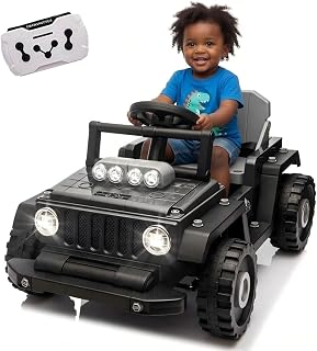 2-in-1 Ride on Toy for Kids, 12V Battery Powered Cars w/Remote Control
