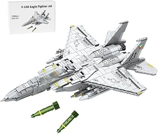 Technic F-15E Eagle Fighter Jet Building Kit, Military Series Building Blocks Set (2216PCS)