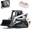 Technology Loader Building Block Set, 2.4G/APP RC Steer Loader Vehicle Construction Toys with Motor, Track Loader Building To