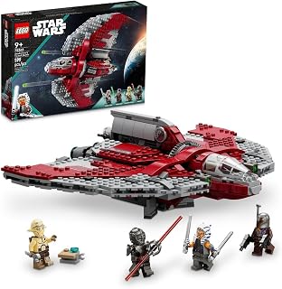 MEOW Star Wars Ahsoka Tano’s T-6 Jedi Shuttle Spaceship Toy - Star Wars Building Toys Set for Kids, Boys & Girls, Ages 9+ - B