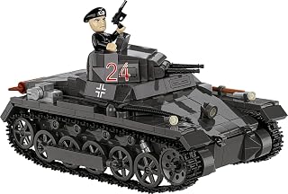 COBI Historical Collection WWII Panzerkampfwagen I (France 1940) Tank Building Set, 654 Pieces