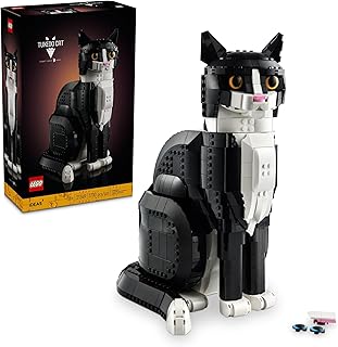 Ideas Tuxedo Cat - Building Sets for Adults, Ages 18+ - DIY Crafts Kit for Home Decor, Living Room or Bedroom - Gift for Anim