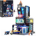 Lumibricks Cyberpunk Police-HQ Lighting-Building Bricks-Set, 1716 Pcs