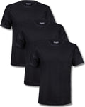 Men's Cotton Blend Classic Fit Tee - Tagless Crew Neck, Lightweight and Shrink Resistant for Everyday Wear - Large (27)