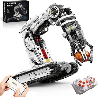 Gohero Technical Tracked Robot Arm Kit 1468PCS STEM Remote APP Control 8-14
