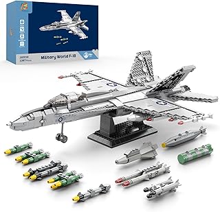 F-18 Fighter Jet Building Set for Adults, 1387PCS