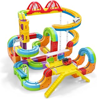 Electric Train Set for Kids 3 4 5 6 7 8 Years Old, Train Building Set
