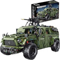 JOMIOD T4015 Warrior Military Car Building Blocks, 4739 Pieces 1:8 Technic Off-Road Vehicle, Collectible Army Model Truck, MO