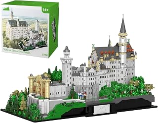 Castle Building Sets for Adults, 6786 Pcs Giant Neuschwanstein Castle Architecture Modular Buildings, Ideals Celebration Day 