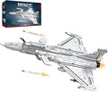 Reobrix Fighter Jet Building Set for Adults, Rafale Fighter Model Kit 33035,Collectible Military Airplane Model, Cool Aircraf