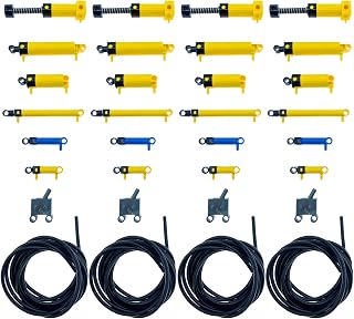 SEEMEY 32Pcs Pneumatic-Parts, Pneumatic-Pump, Pneumatic-Handpump,Pneumatic-Cylinder,Pneumatic-Tube, Pneumatic-Pack compatiabl