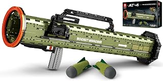 Reobrix Building Blocks Gun Set for Adults, 1588 Pcs AT-4 Rocket Launcher