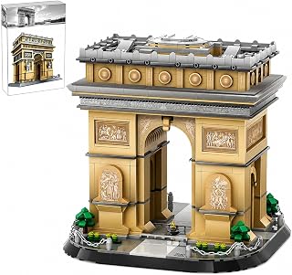 Arc De Triomphe Paris Architecture Building Block Set 1399 Pcs Famous France Landmark Model Kit for Adults & Teens Historical