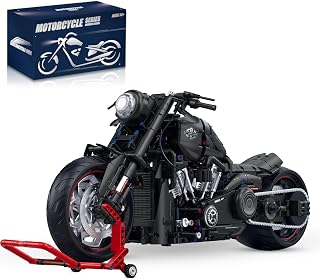 JTBBOY V-Twin Motorcycle Building Set for Adults (2050PCS)