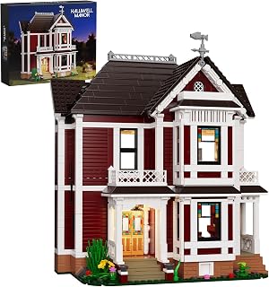 Charm Magic House Halliwell Manor Halloween Horror Haunted House Building Set, Family Movie Witch House Blocks Toy Kit Compat