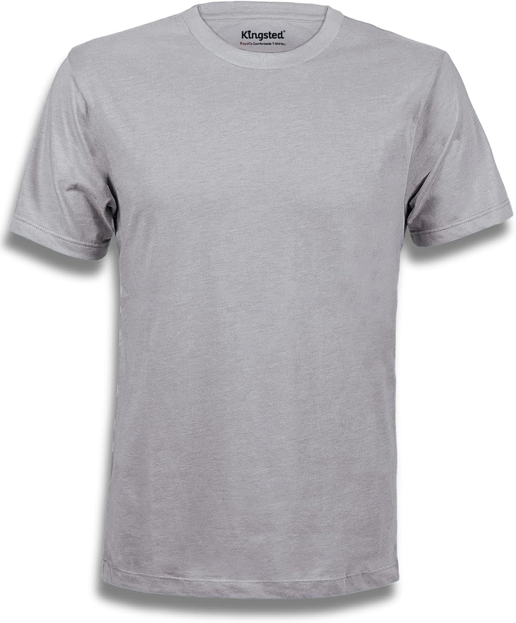 Men's Cotton Blend Classic Fit Tee - Tagless Crew Neck, Lightweight and Shrink Resistant for Everyday Wear - Large (25)