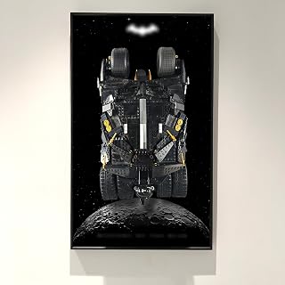 WETCEAOM Display Wallboard Compatible with Lego Batmobile Tumbler 76240 Display Wall Frame, Gift Ideas Compatible with Lego C