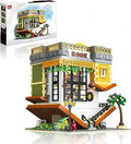 Upside-Down Bookstore Building Set with LED Light for 14+（3621pcs）