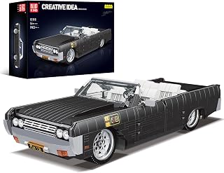 Mould King 10118 Sports Car Building Block Kits, MOC Classic Vintage Car Model Building Sets, Gift for Age 14+/Adult Collecti