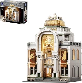 PANTASY Dinosaur Museum Building Set for Adults, Lighted Architecture