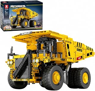 Reobrix Remote Control Mining Dump Truck Building Set 22025, 1476 Pieces