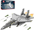 Reobrix F-15E Fighter Jet Building Sets Strike Eagle Military Plane Model