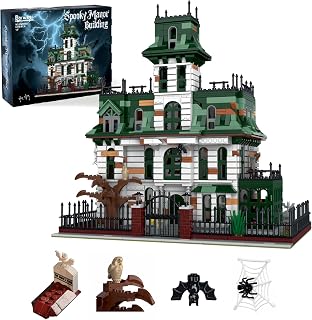Addam Haunted Mansion Modular Building Set for Adults - 3378 Pieces