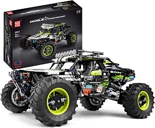 Mould King 18002 RC Climbing Car Building Kits, 1879 Pieces MOC Building Blocks 4X4 Off-Road Truck Model Sets, Stem Remote Co