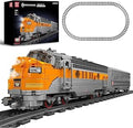 Mould King 12018 Train Building Block Kits, MOC EMD F7 Internal Combustion Locomotive Model Building Blocks Set, Gift for Age
