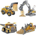 Remote Control Excavator (11-Channel), Dump Truck, Bulldozer, Loader (9-Channel), 2.4GHz Remote Control Construction Vehicles