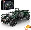 Mould King 13191 Classic Cars Building Blocks Sets, MOC Scale Model Kit with Engine Battery and Motors Vintage Car Model, Col
