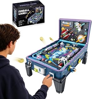 Pinball Machine Building Set STEM Toy for Adult Teen Age 14+
