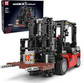 Mould King 13106 Forklift Truck Building Block Kit, MOC Remote Control Heavy-Duty Shelf Lifted Truck Model Toy, Gift Toys for